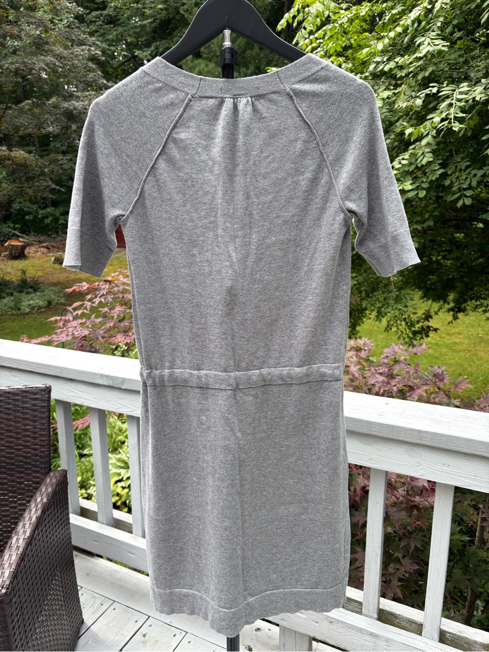 GAP Light Gray Knit Dress with Scoop Neck - Picture 5 of 5